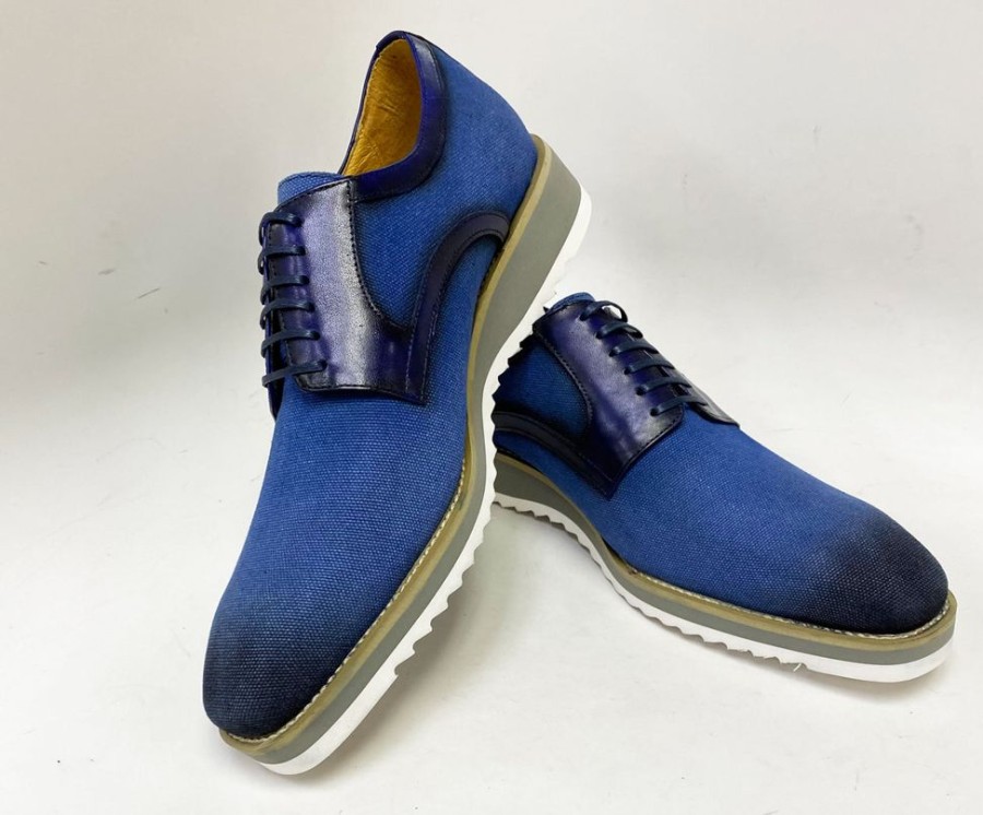 Carrucci by Maurice Style: 515-43-Denim | Lace-Ups