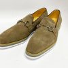 Carrucci by Maurice Suede Slip-On Horsebit Loafer Taupe | Suede