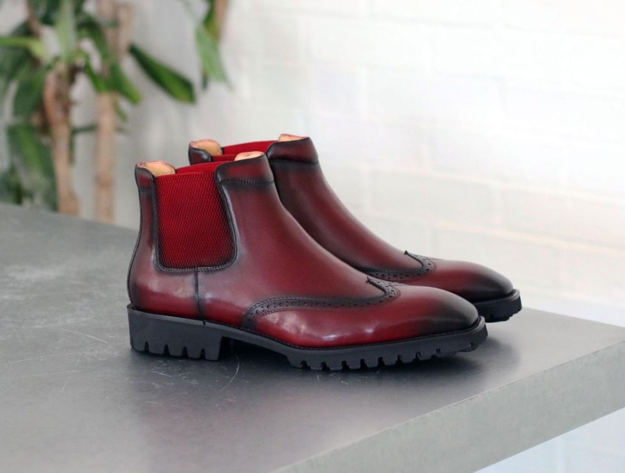 CARRUCCI Style: 515-13-Burgundy | Boots