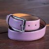 Maurice Patent Leather Belt Lavender/Pink | Belts