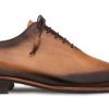 Mezlan Mezlan Asymmetrical Lace-Up Oxford Cognac | Lace-Ups