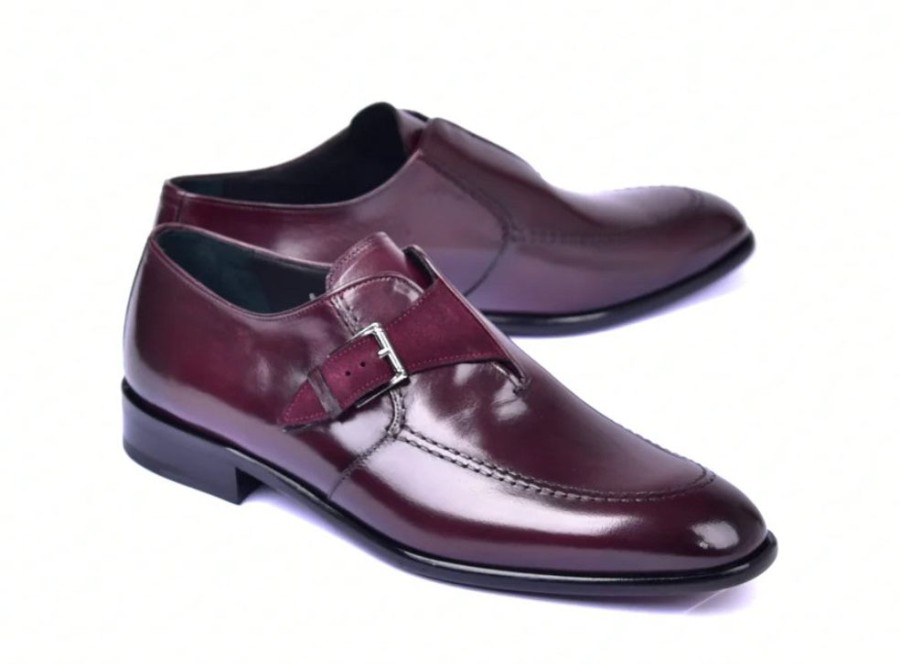 Corrente Style: 6471-Burgundy | Monkstraps