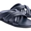 Pelle Pelle "Balaer" Slip-On Calfskin Sandal Navy | Sandals