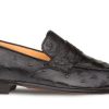 Mezlan Mezlan Lisbon Ostrich Loafer Black | Loafers