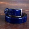 Maurice Patent Leather Belt Electric/Blue | Belts