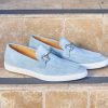 Carrucci by Maurice Suede Slip-On Horsebit Loafer Sky/Blue | Sneakers