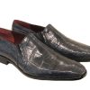 Pelle Exotics Pelle Exotics "Bellini" Alligator Loafer Grey | Exotics