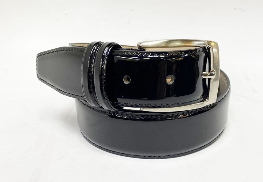 Maurice Patent Leather Belt Black | Belts