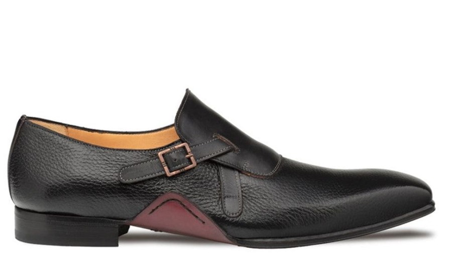 Mezlan Style: Aceto-Black | Monkstraps