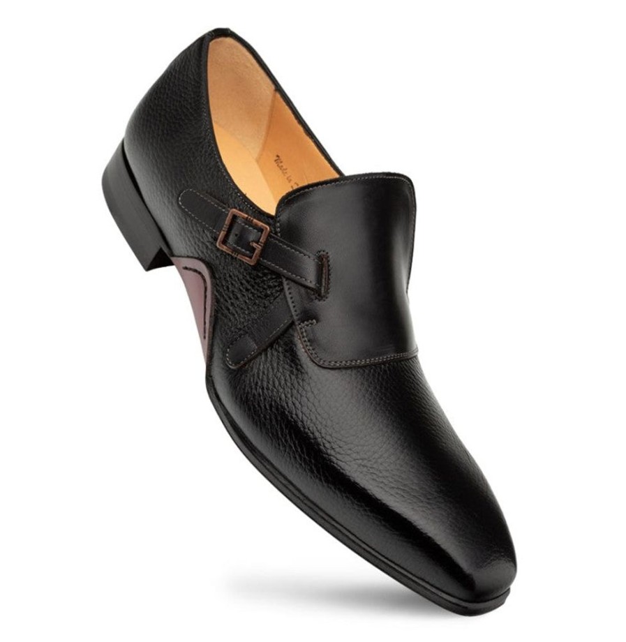 Mezlan Style: Aceto-Black | Monkstraps