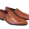 Pelle Exotics Pelle Exotics "Bellini" Alligator Loafer Cognac | Exotics