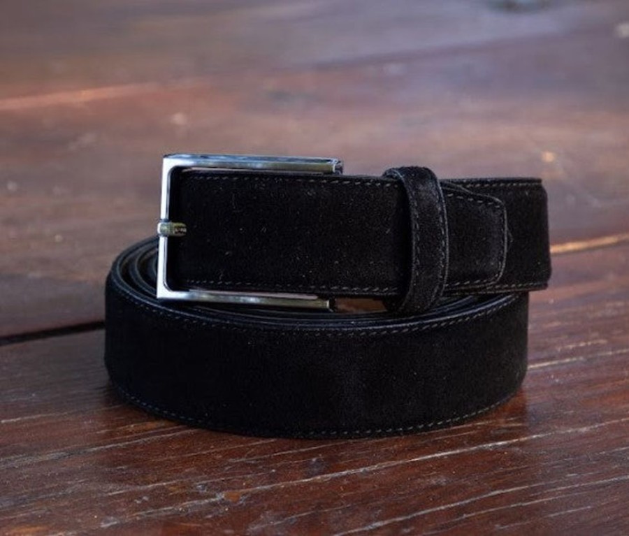 Maurice Suede Belt Black | Belts