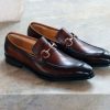 CARRUCCI Burnished Calfskin Slip-On Loafer Whiskey | Loafers