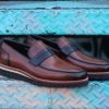 Corrente Corrente Burnished Calfskin Slip-On Loafer Brown | Loafers