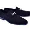 Corrente Corrente Suede Loafer Black | Suede