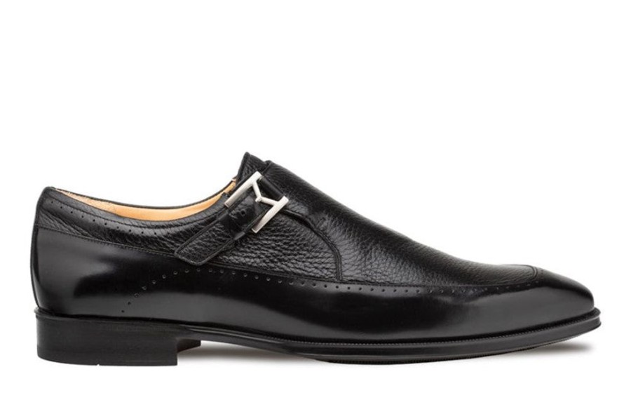 Mezlan Style: Bernardo-Black | Monkstraps