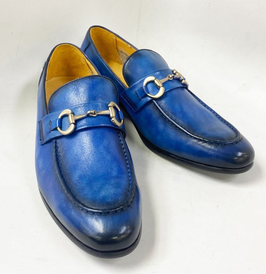 Carrucci by Maurice Style: 525-601-Blue | Loafers