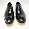 Carrucci by Maurice Burnished Calfskin Lace-Up Shoe Black | Lace-Ups