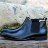 CARRUCCI Burnished Calfskin Slip-On Boot Black | Boots