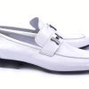 Corrente Corrente Shiny Calfskin Loafer White | Formal