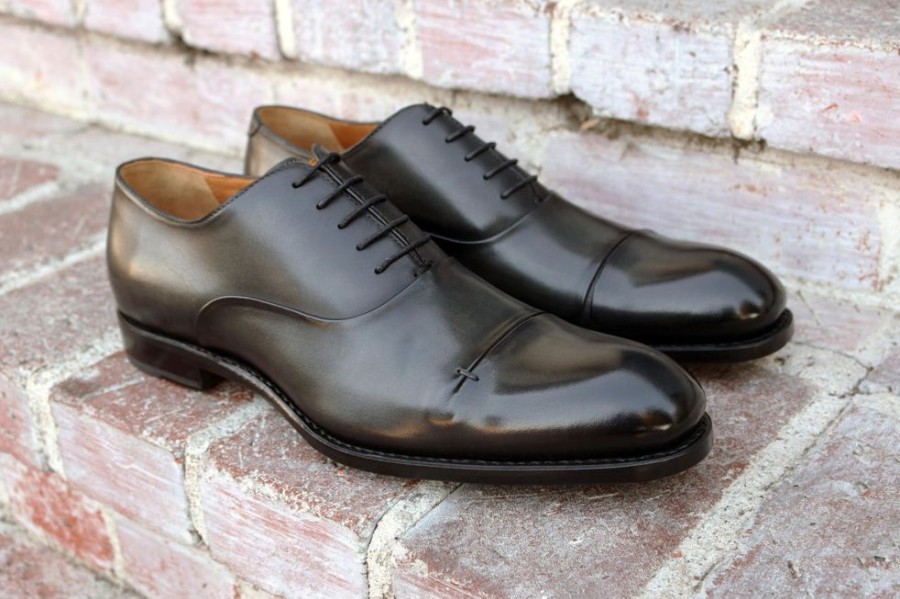 Ugo Vasare Gianni Cap Toe Oxford Grey | Lace-Ups