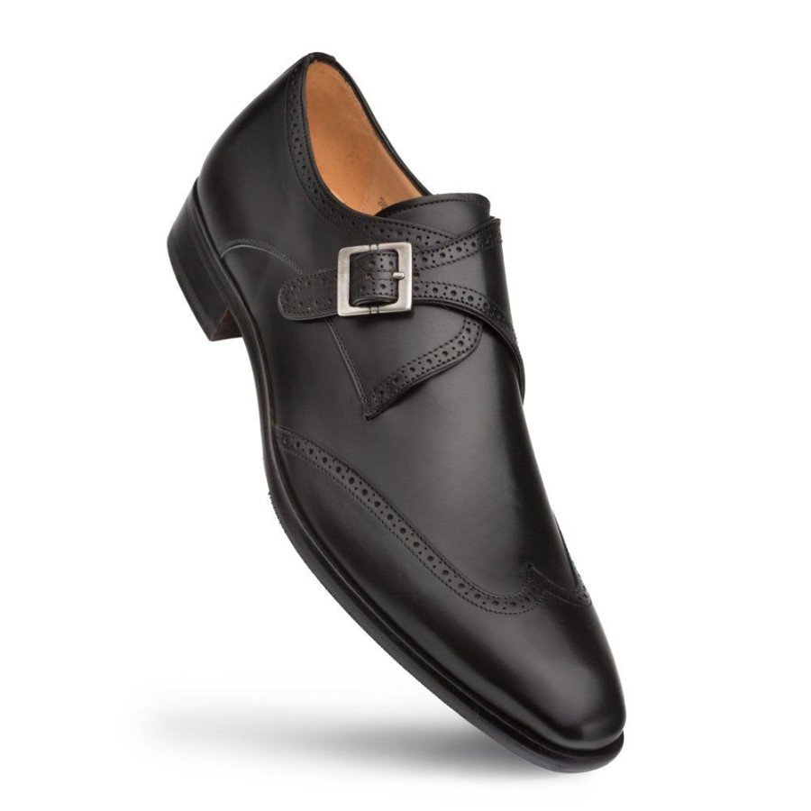 Mezlan Mezlan Forest Monkstrap Shoe Black | Monkstraps