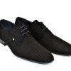 Corrente Corrente Suede Lace-Up Oxford Black | Suede