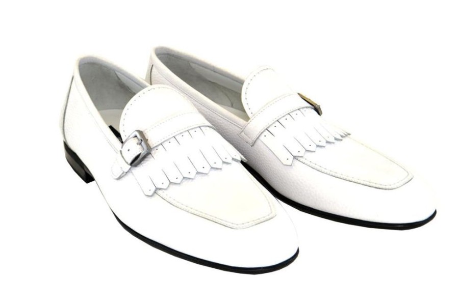 Corrente Corrente Deerskin Slip-On Loafer White | Loafers