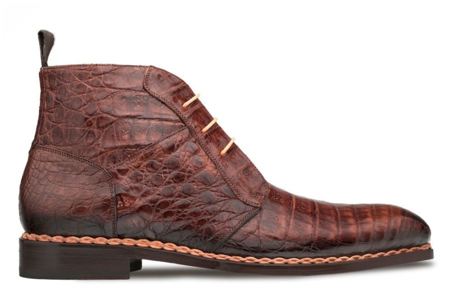 Mezlan Crocodile Contrast Welt Chukka Boot Sport | Boots