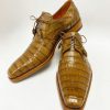 Mezlan Anderson Crocodile Oxford Camel | Exotics