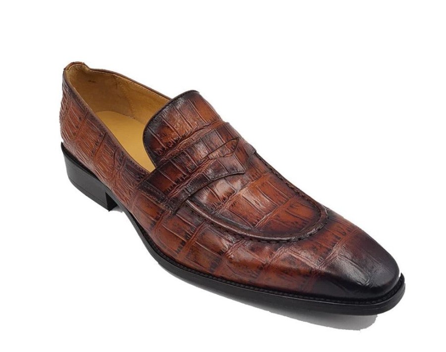 Carrucci by Maurice Style: 503-06-Whiskey | Loafers