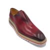 Carrucci by Maurice Style: 550-08-Burgundy | Loafers