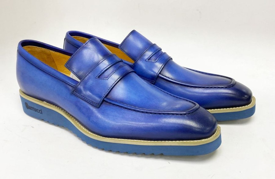 Carrucci by Maurice Style: 518-03-Blue | Loafers