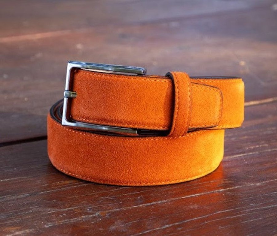 Maurice Suede Belt Coral | Belts