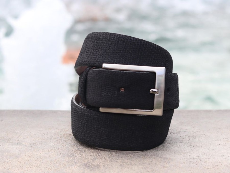 Corrente Corrente Suede Belt Black | Belts