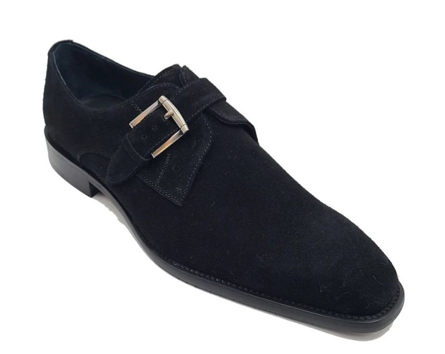 CARRUCCI Style: 509-12S-Black | Monkstraps