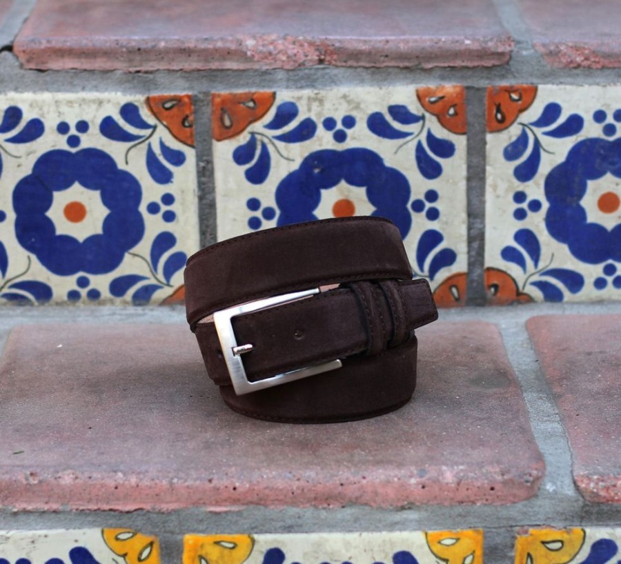 Corrente Corrente Suede Belt Brown | Belts