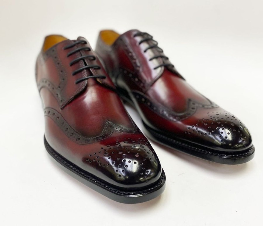 Ugo Vasare Style: 6531-1233-Burgundy | Lace-Ups