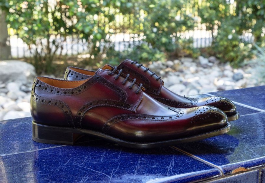 Ugo Vasare Style: 6531-1233-Burgundy | Lace-Ups