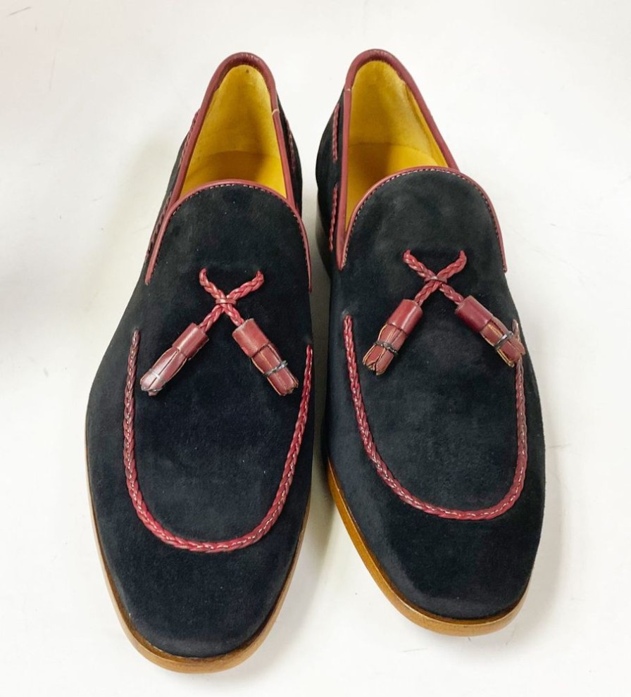 Mezlan Style: S20669-Black/Burgundy | Loafers