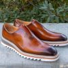 Carrucci by Maurice Style: 550-08-Cognac | Loafers