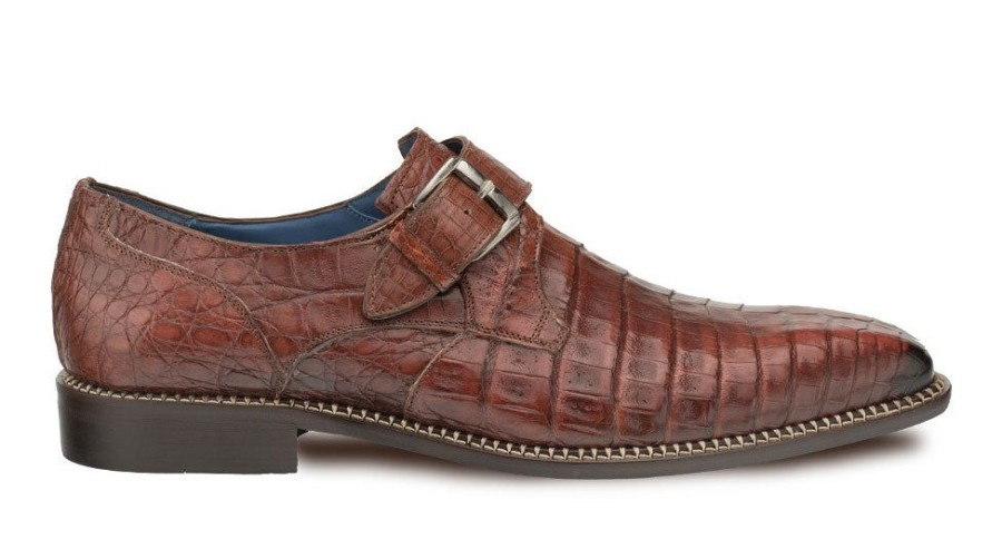 Mezlan Mezlan Magnus Crocodile Monkstrap Shoe Sport | Exotics