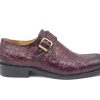 CARRUCCI Style: 479-13-Burgundy | Monkstraps