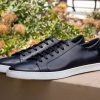 Maurice Calfskin Lace-Up Sneaker Black | Sneakers