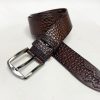 Maurice Pebble Leather Belt Brown | Belts