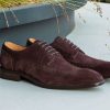 Maurice Suede Lace-Up Shoe Brown | Suede