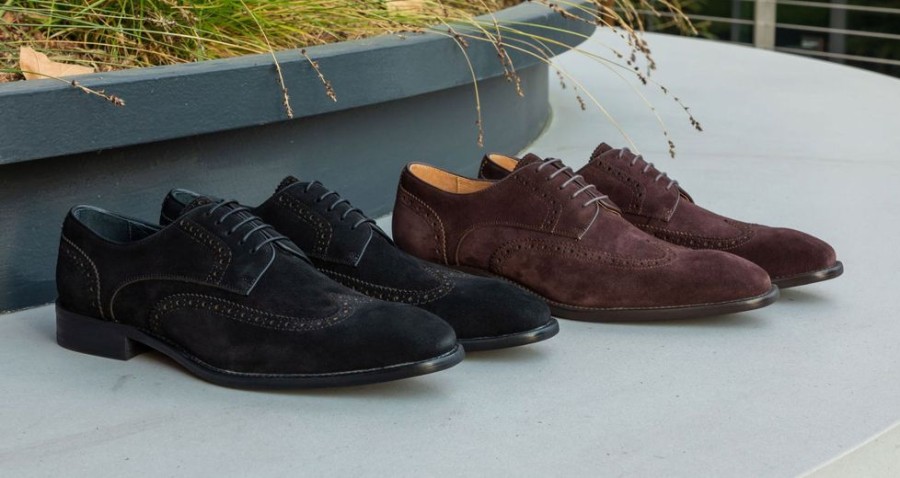 Maurice Suede Lace-Up Shoe Brown | Suede