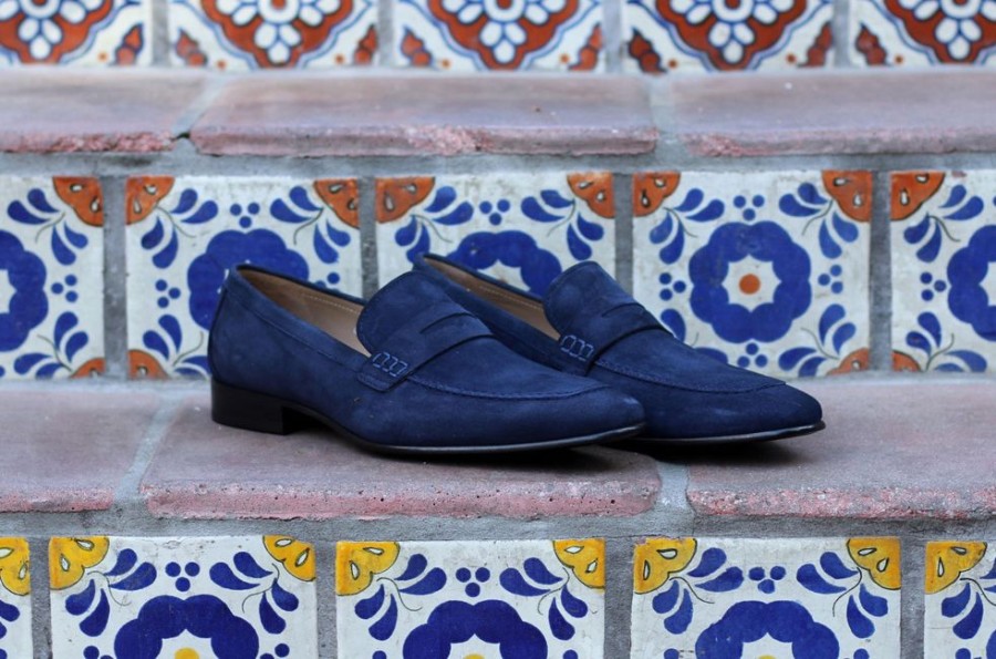 Corrente Style: 4428S-Navy | Loafers