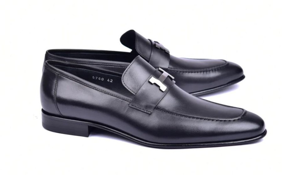 Corrente Corrente Burnished Calfskin Loafer Black | Loafers