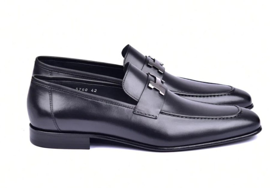 Corrente Corrente Burnished Calfskin Loafer Black | Loafers